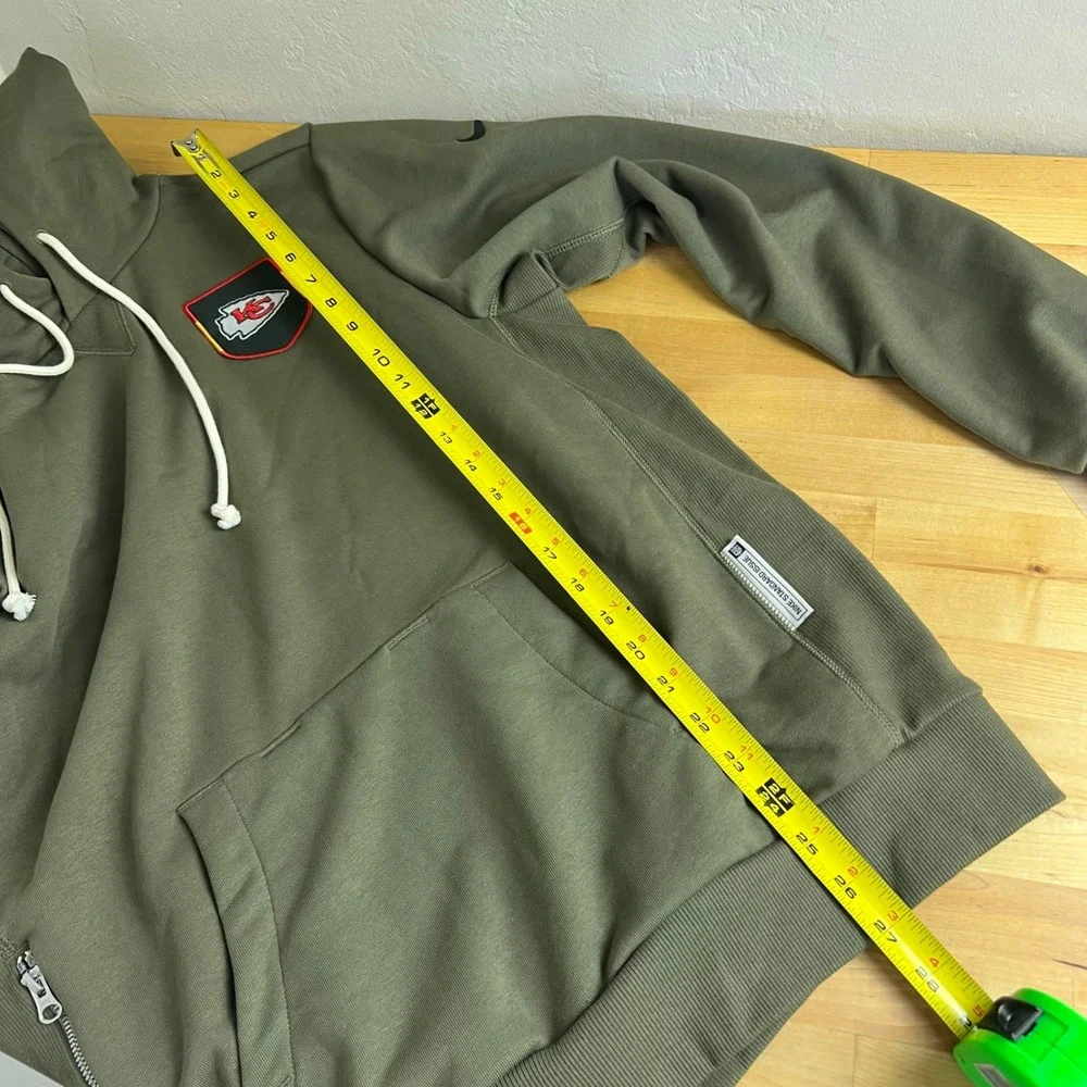 Nike Hoodie Kansas City Chiefs Salute to Service Mens Size S Green New Pullover